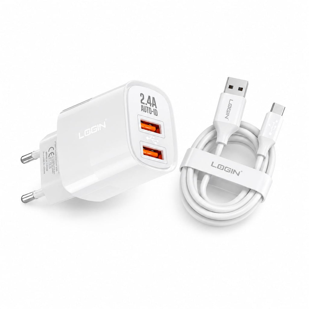 LOGIN L-402 Charging Kit (Micro & Type-C)